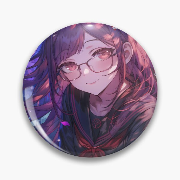 Item preview, Toko Fukawa Danganronpa Anime Sakura Nighttime Glasses Mystery designed and sold by earlobejerk.
