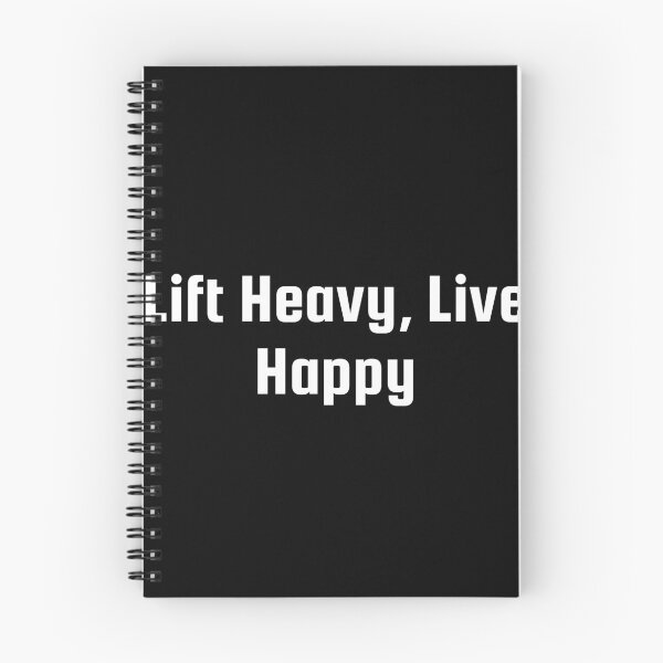 Item preview, Lift Heavy, Live Happy designed and sold by Ninjacatoff.