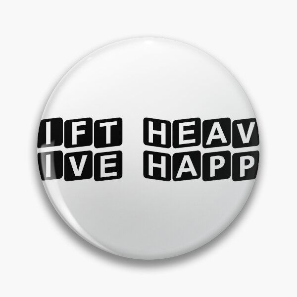 Item preview, Lift Heavy, Live Happy designed and sold by Ninjacatoff.