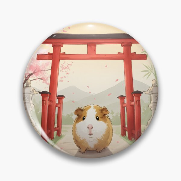 Item preview, Watercolor Guinea Pig Adventure Sticker designed and sold by Simple_Lines2025.