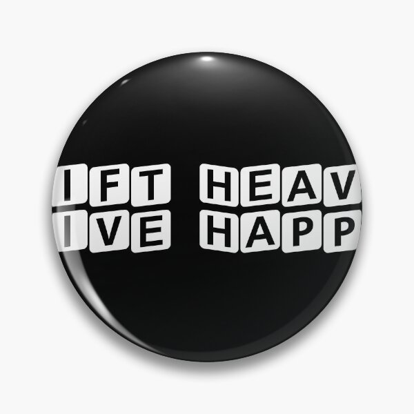 Item preview, Lift Heavy, Live Happy designed and sold by Ninjacatoff.