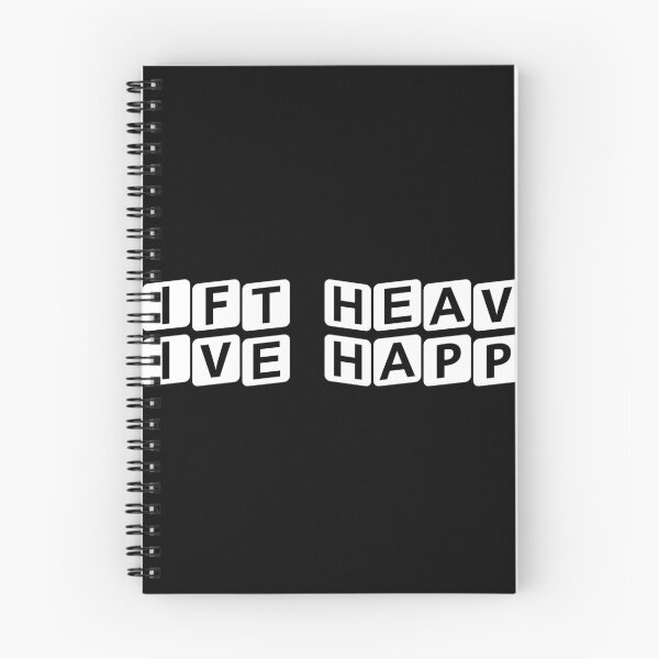 Item preview, Lift Heavy, Live Happy designed and sold by Ninjacatoff.