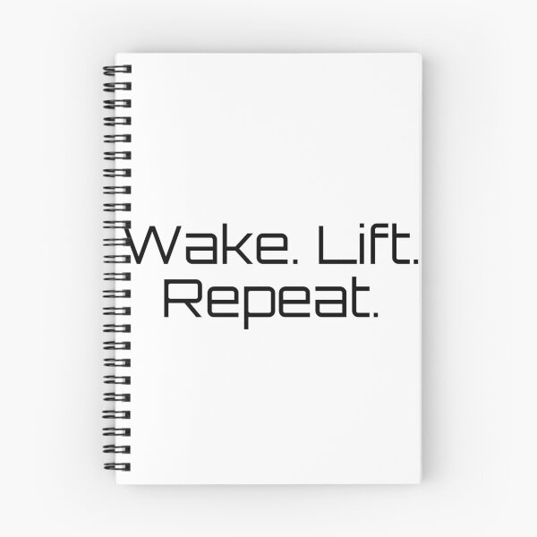 Item preview, Wake. Lift. Repeat. designed and sold by Ninjacatoff.
