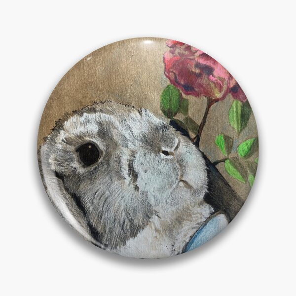 Item preview, Rabbit and rose designed and sold by Splash Rabbit .