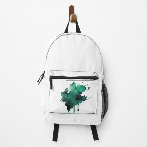Item preview, Green ink stain on white background designed and sold by MiraCleAI.
