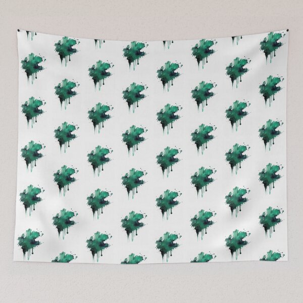 Item preview, Green ink stain on white background designed and sold by MiraCleAI.