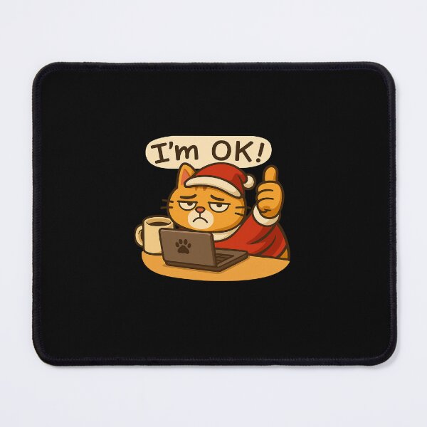 Item preview, Funny cat Christmas working from home designed and sold by Wingies.