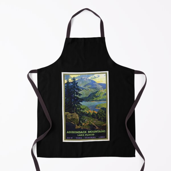 Item preview, Vintage Travel Poster | Adirondack Mountains & Lake Placid Art | Walter L. Greene | New York Central Lines | Railroad Decor designed and sold by artofuniverse.