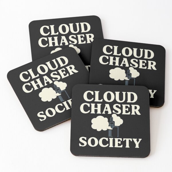 Item preview, Cloud Chaser Society – Retro Vape Sticker for Vapers and Cloud Enthusiasts designed and sold by House of Taste Designs.