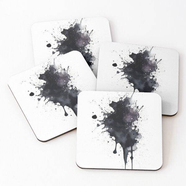Item preview, Dark ink stain on white background designed and sold by MiraCleAI.