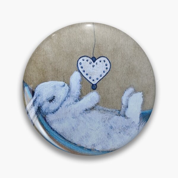 Item preview, Rabbit/bunny in a hammock designed and sold by Splash Rabbit .