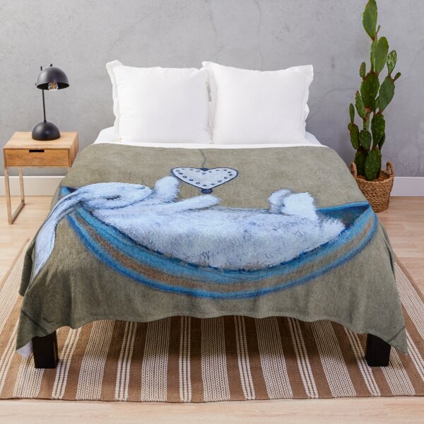 Item preview, Rabbit/bunny in a hammock designed and sold by Splash Rabbit .
