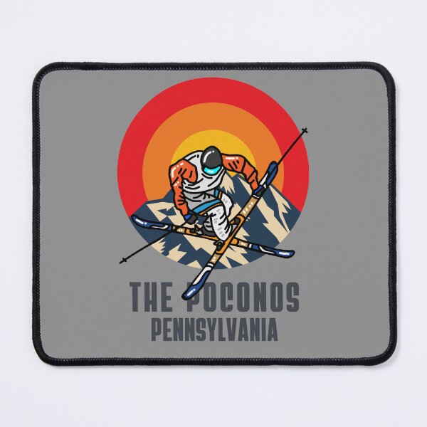 Item preview, The Poconos Pennsylvania USA Ski Resort Skiing Souvenir designed and sold by sydney-syder.