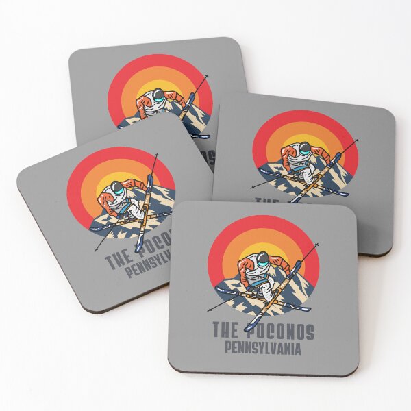 Item preview, The Poconos Pennsylvania USA Ski Resort Skiing Souvenir designed and sold by sydney-syder.