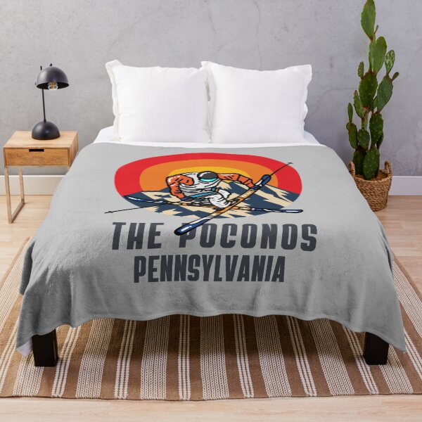 Item preview, The Poconos Pennsylvania USA Ski Resort Skiing Souvenir designed and sold by sydney-syder.