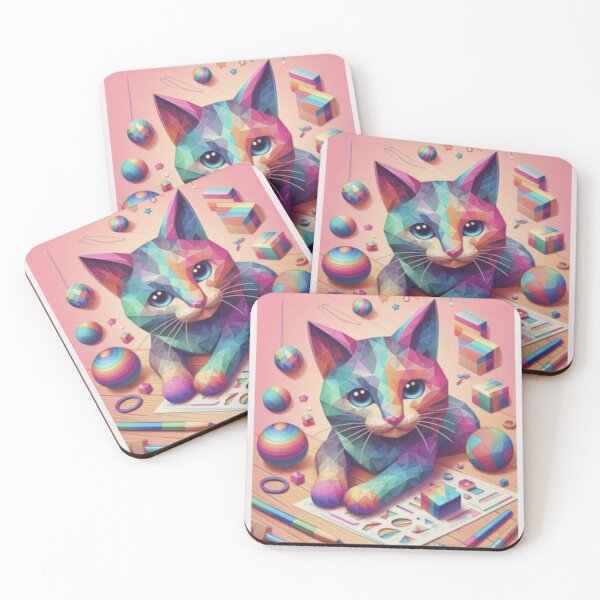 Item preview, Geometric Cat designed and sold by MoReNdA83.