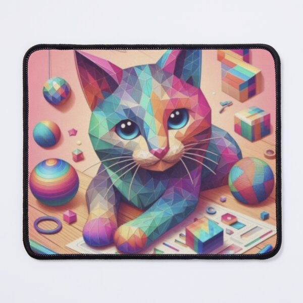 Item preview, Geometric Cat designed and sold by MoReNdA83.