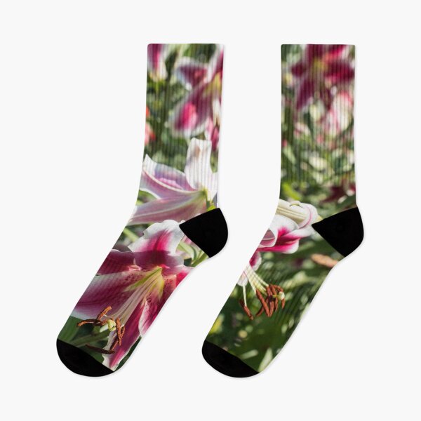 Item preview, Sunshiny Stargazer Lilies Garden Superbloom designed and sold by Georgia Mizuleva.
