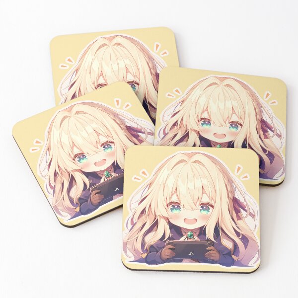 Item preview, Cute Enchanting Violet Evergarden Chibi Controller Gameplay Anime designed and sold by earlobejerk.
