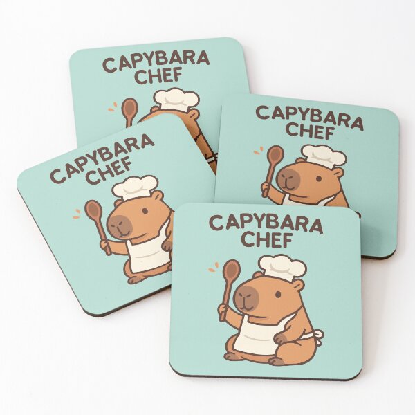 Item preview, Capybara chef designed and sold by RatArt Designs.