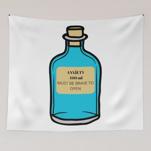 Item preview, Anxiety in a Bottle – Must Be Brave To Open designed and sold by Teenomix.
