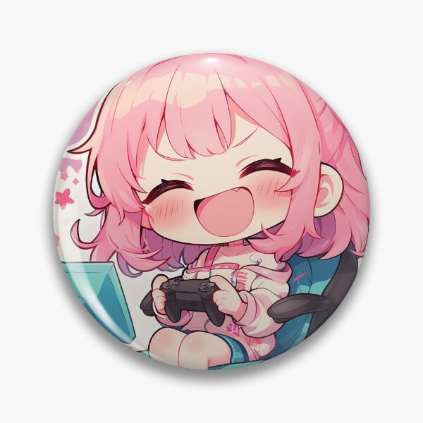 Item preview, Joyful Energetic Yui Yuigahama Oregairu Chibi Gameplay Anime designed and sold by earlobejerk.