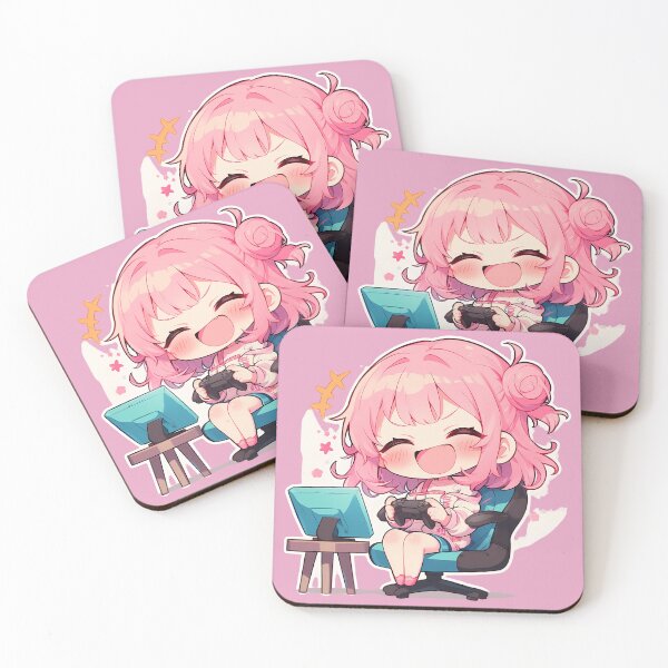 Item preview, Joyful Energetic Yui Yuigahama Oregairu Chibi Gameplay Anime designed and sold by earlobejerk.