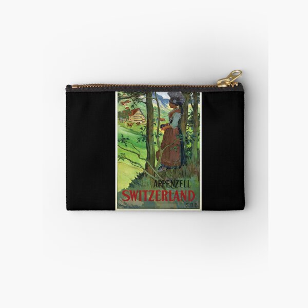 Item preview, Vintage Appenzell Travel Poster | Art Nouveau Style | Swiss Tourism Art | Mid-20th Century Print | Cultural Heritage Decor designed and sold by artofuniverse.