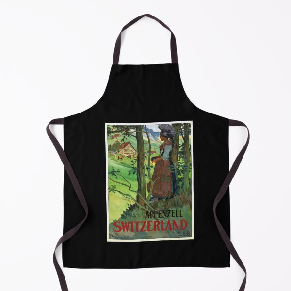 Item preview, Vintage Appenzell Travel Poster | Art Nouveau Style | Swiss Tourism Art | Mid-20th Century Print | Cultural Heritage Decor designed and sold by artofuniverse.