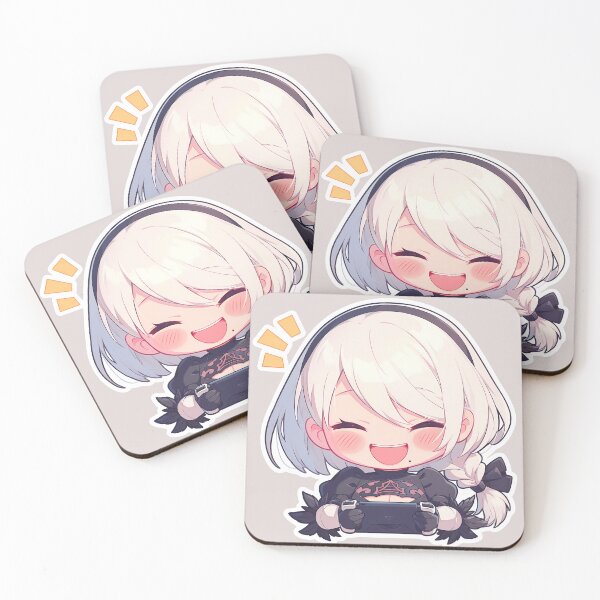 Item preview, NieR Fun Vibrant Kaine Nier Automata Chibi Gameplay Game designed and sold by earlobejerk.
