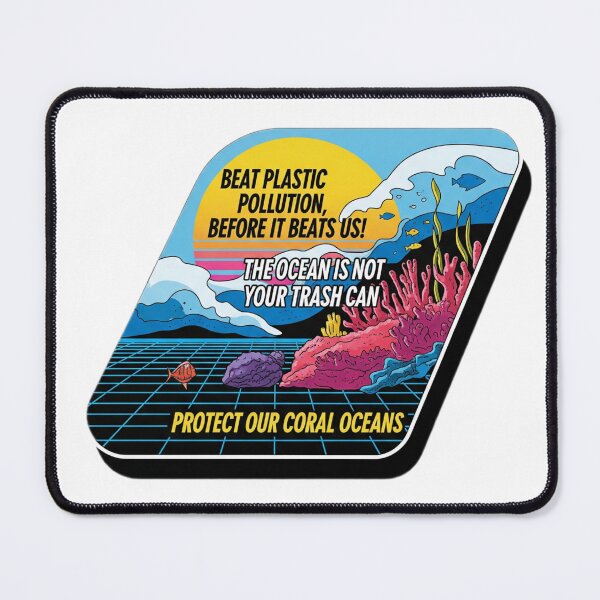 Item preview, Retro 80s Style Graphic for Ocean Protection designed and sold by ART-POD-PL.