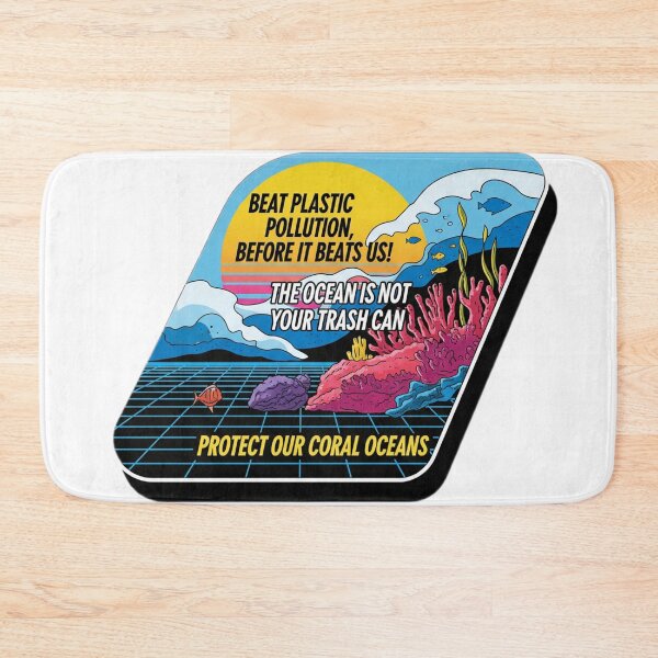 Item preview, Retro 80s Style Graphic for Ocean Protection designed and sold by ART-POD-PL.
