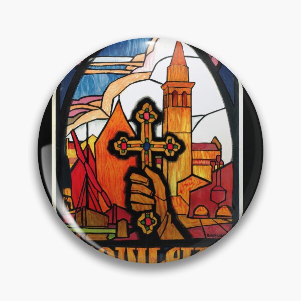 Item preview, Vibrant Aquileia Travel Poster | Adolfo Lehnert Art | Stained Glass Style | Basilica & Roman Heritage | Art Nouveau Design designed and sold by artofuniverse.