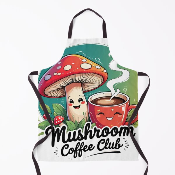 Item preview, Mushroom Coffee Club – Minimal Coffee Art designed and sold by ASKprints.