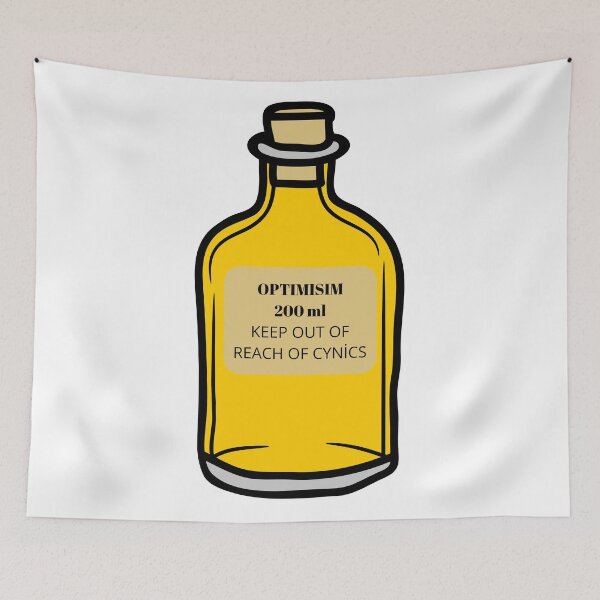 Item preview, Optimism 200ml – Keep Out of Reach of Cynics designed and sold by Teenomix.