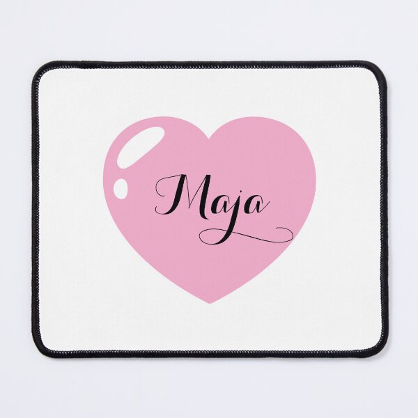 Item preview, Maja Polish Name with pink Heart designed and sold by Monika Howarth.