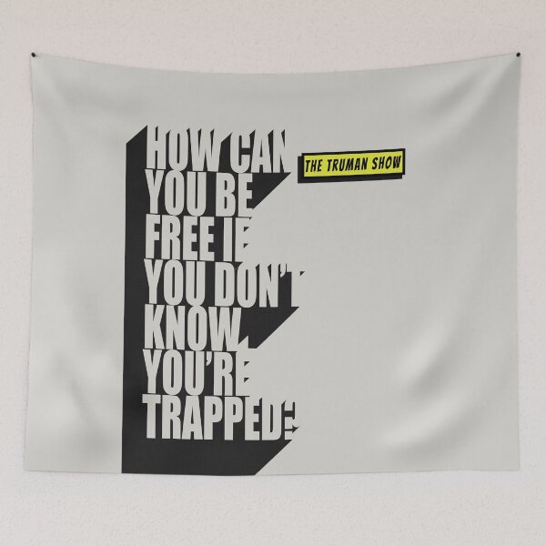 Item preview, A Quote from The Truman Show designed and sold by Enea Kelo.