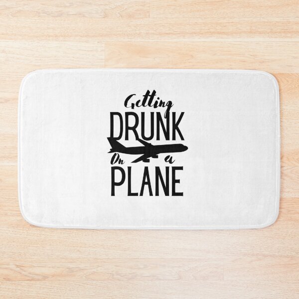 Item preview, Getting Drunk On a Plane, Funny Airplane designed and sold by faridman.