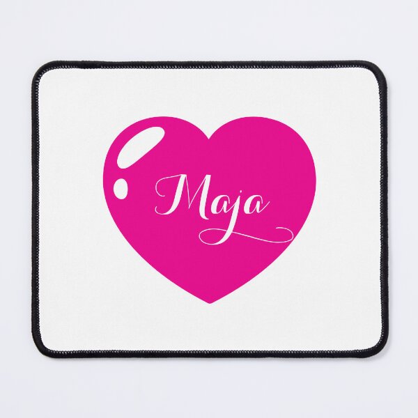 Item preview, Maja Polish Name with pink Heart designed and sold by Monika Howarth.