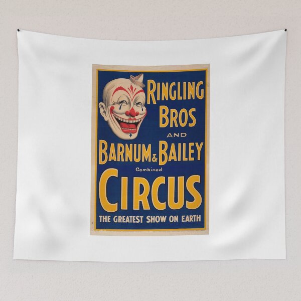 Item preview, Vintage Ringling Brothers Barnum and Bailey Circus Poster designed and sold by IanBakerToons.