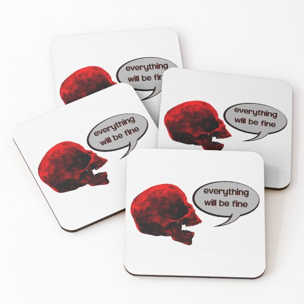 Item preview, Everything will be fine - skull  designed and sold by R-A Designs.