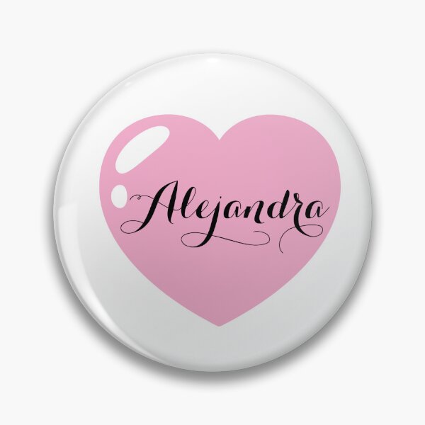 Item preview, Alejandra Name with pink Heart  designed and sold by Monika Howarth.