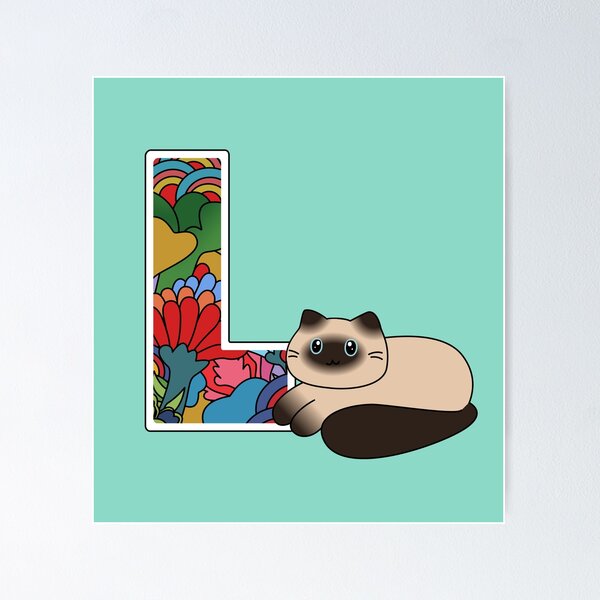 Artikelvorschau, Katzenalphabet - L entworfen und verkauft von randompeppercat.