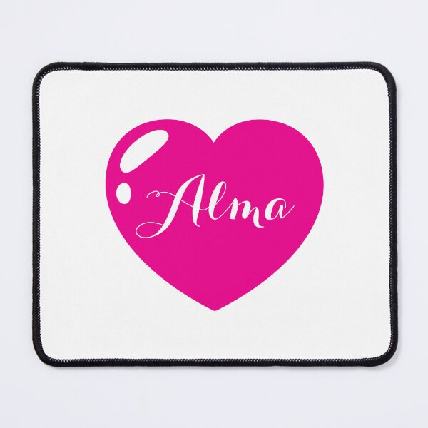 Item preview, Alma Name with pink Heart designed and sold by Monika Howarth.