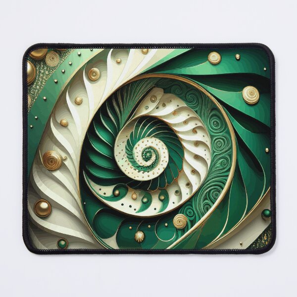 Item preview, Colorful Abstract Fibonacci Art 56 designed and sold by Vicky Brago-Mitchell®.