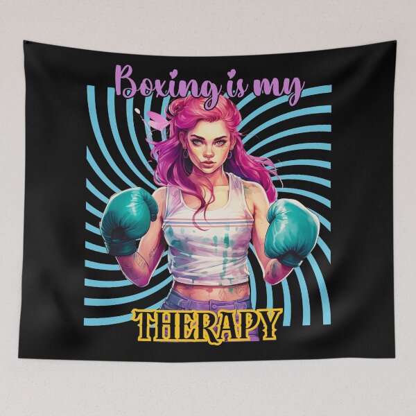 Item preview, Boxing is my therapy designed and sold by M art & design.