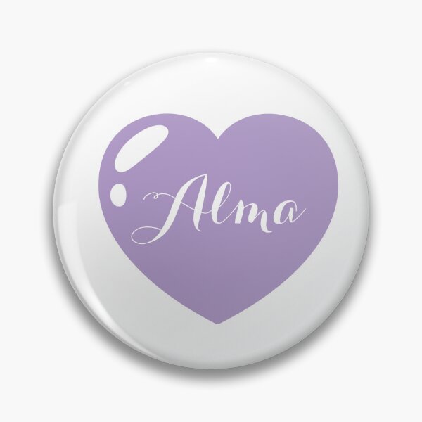 Item preview, Alma Name with purple Heart  designed and sold by Monika Howarth.