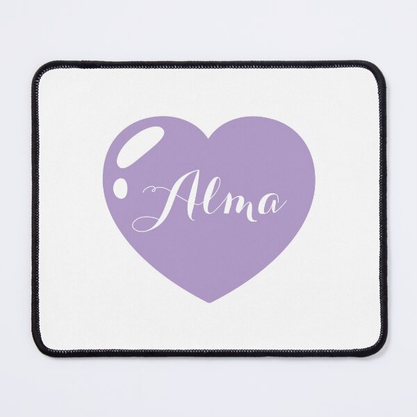 Item preview, Alma Name with purple Heart designed and sold by Monika Howarth.