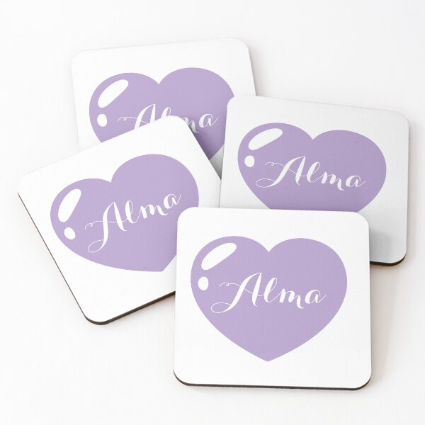 Item preview, Alma Name with purple Heart  designed and sold by Monika Howarth.