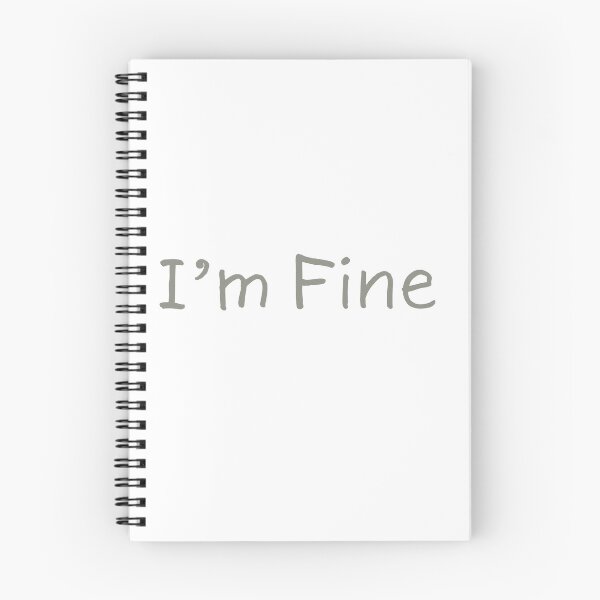 Item preview, i'm Fine designed and sold by OverthoughtClub.